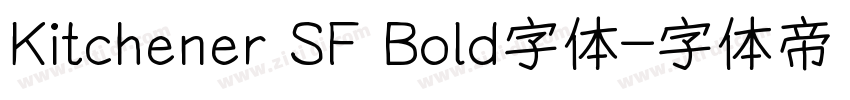 Kitchener SF Bold字体字体转换